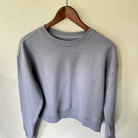 girlfriend collective Tops - 💜 Girlfriend Collective Cropped Sweatshirt | Size Small ✨